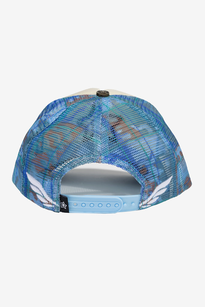 CAMO PLAID FOAM TRUCKER HAT - WORKSOUT WORLDWIDE