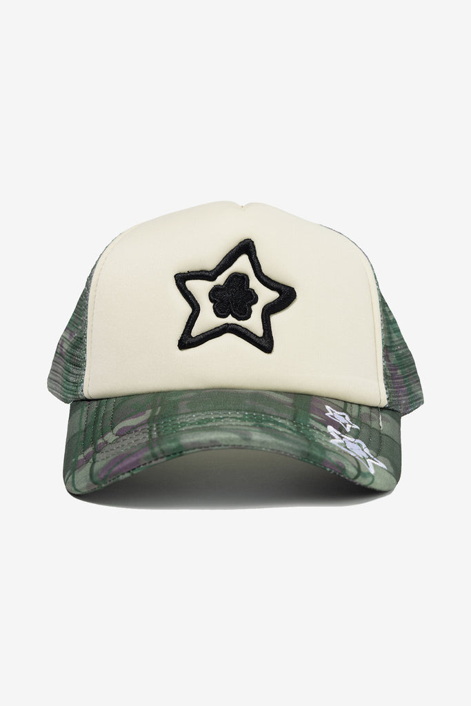 CAMO PLAID FOAM TRUCKER HAT - WORKSOUT WORLDWIDE