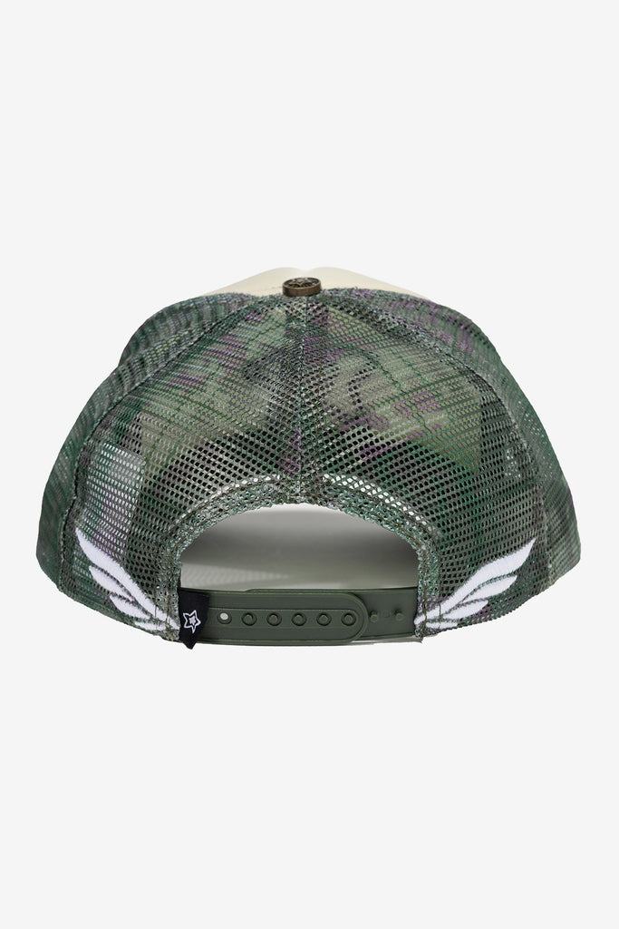 CAMO PLAID FOAM TRUCKER HAT - WORKSOUT WORLDWIDE