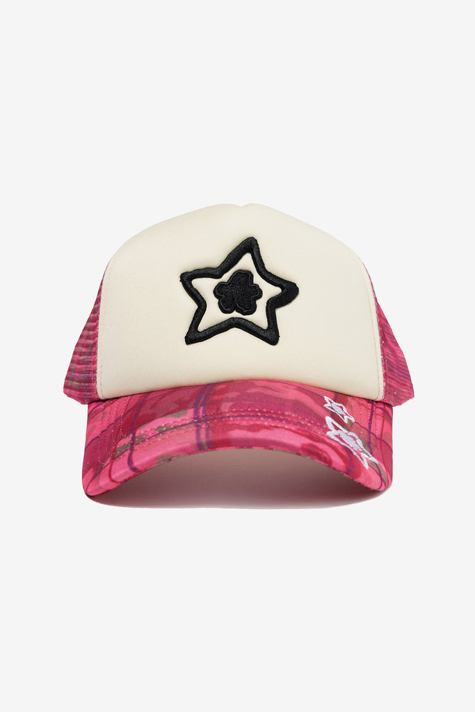 CAMO PLAID FOAM TRUCKER HAT - WORKSOUT WORLDWIDE