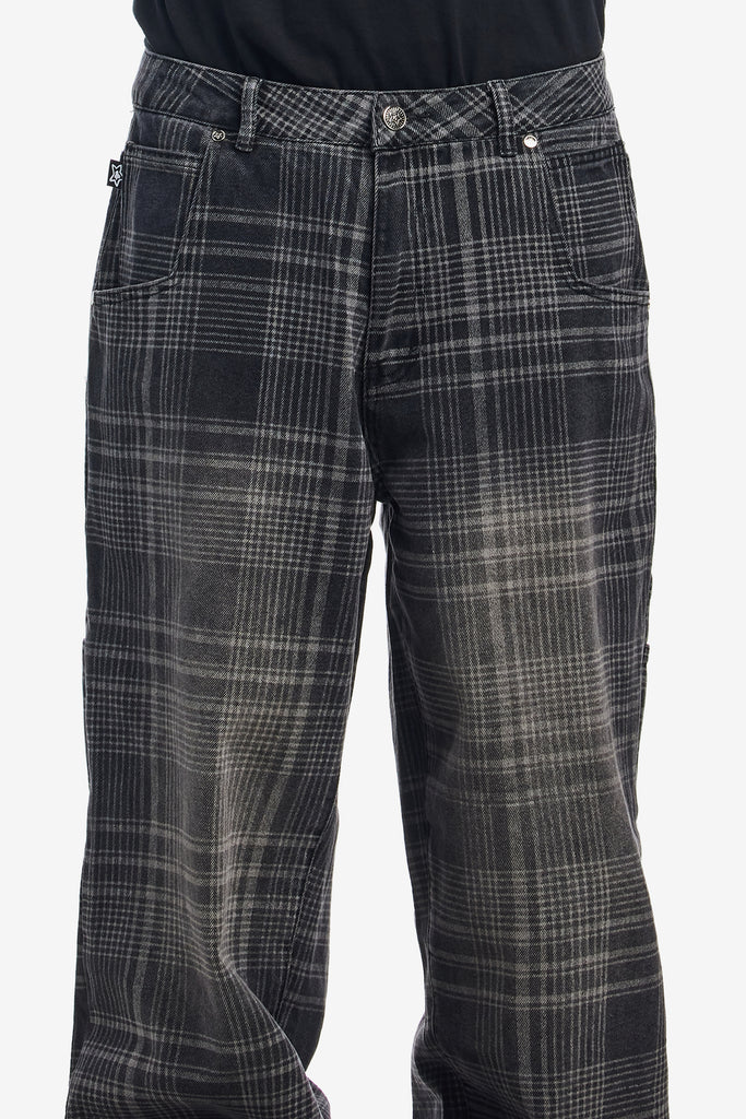 PLAID STAR JEANS - WORKSOUT WORLDWIDE
