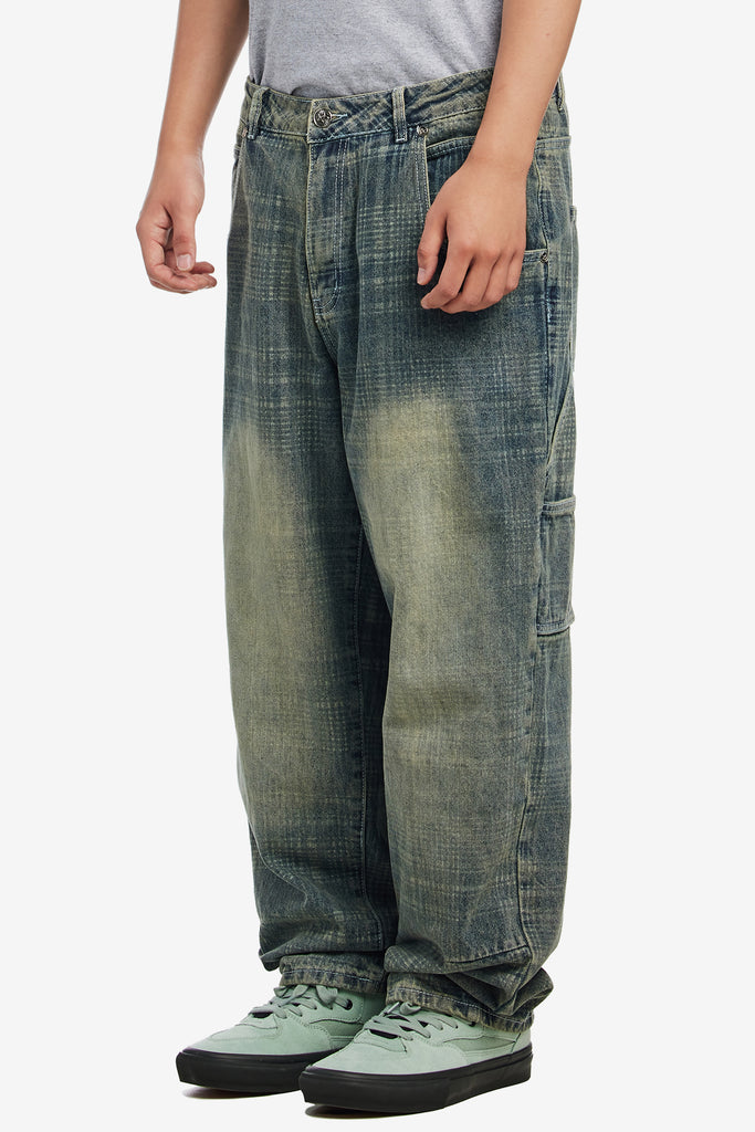 PLAID STAR JEANS - WORKSOUT WORLDWIDE