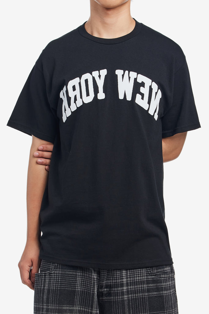 BACKWARDS NEW YORK TEE - WORKSOUT WORLDWIDE