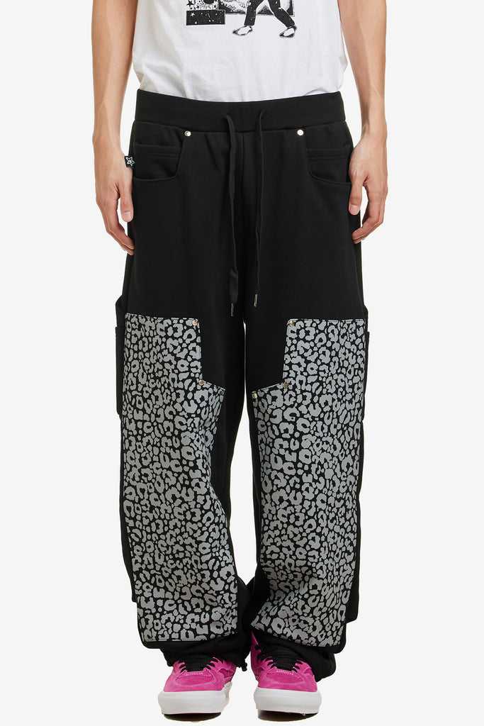 LEOPARD SWEAT PANTS - WORKSOUT WORLDWIDE