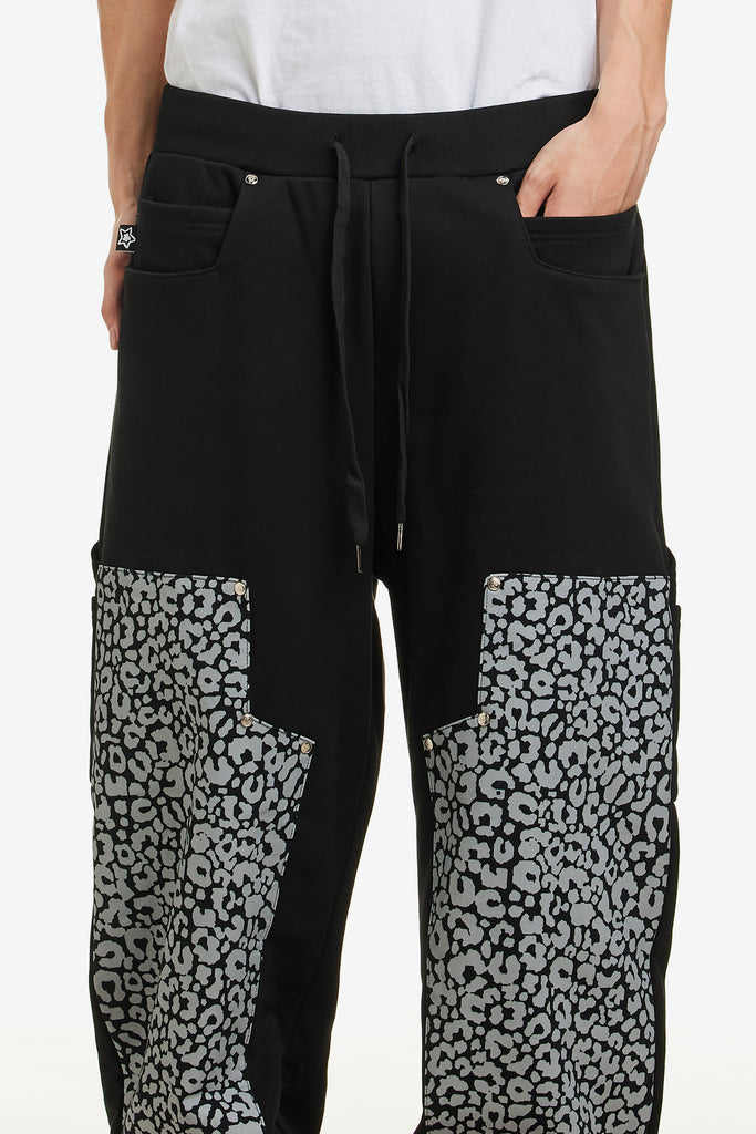 LEOPARD SWEAT PANTS - WORKSOUT WORLDWIDE