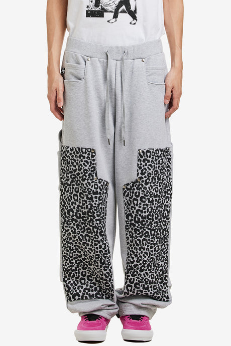 LEOPARD SWEAT PANTS
