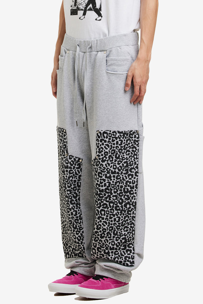 LEOPARD SWEAT PANTS - WORKSOUT WORLDWIDE