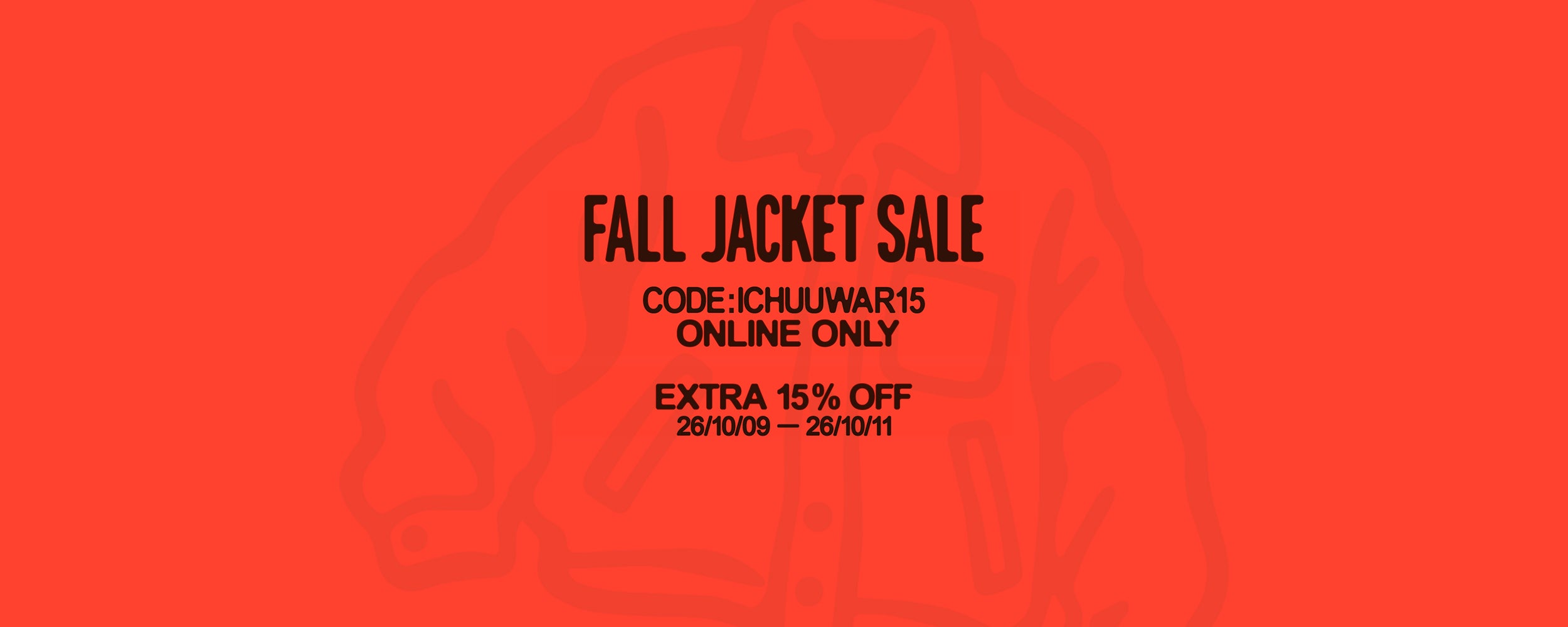 FALL JACKET SALE COUPON