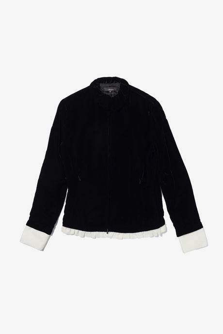 FRILLED COLLAR JACKET