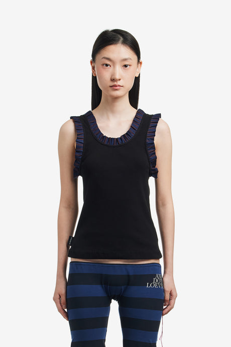 FRILLED TANK TOP