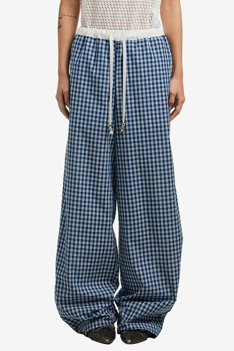 CHECK SUMMER PANTS
