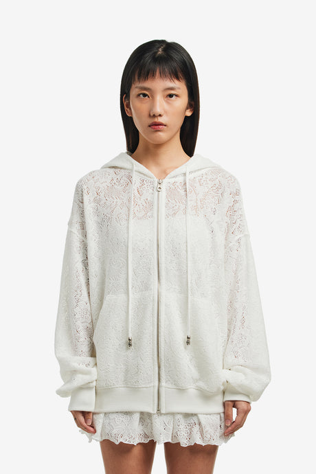 LACE BOHEMIAN HOODIE