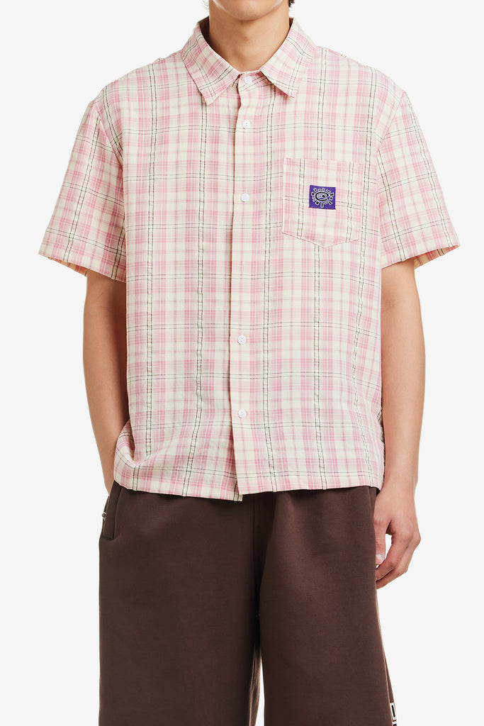 SEERSUCKER SHORT SLEEVE SHIRT - WORKSOUT WORLDWIDE