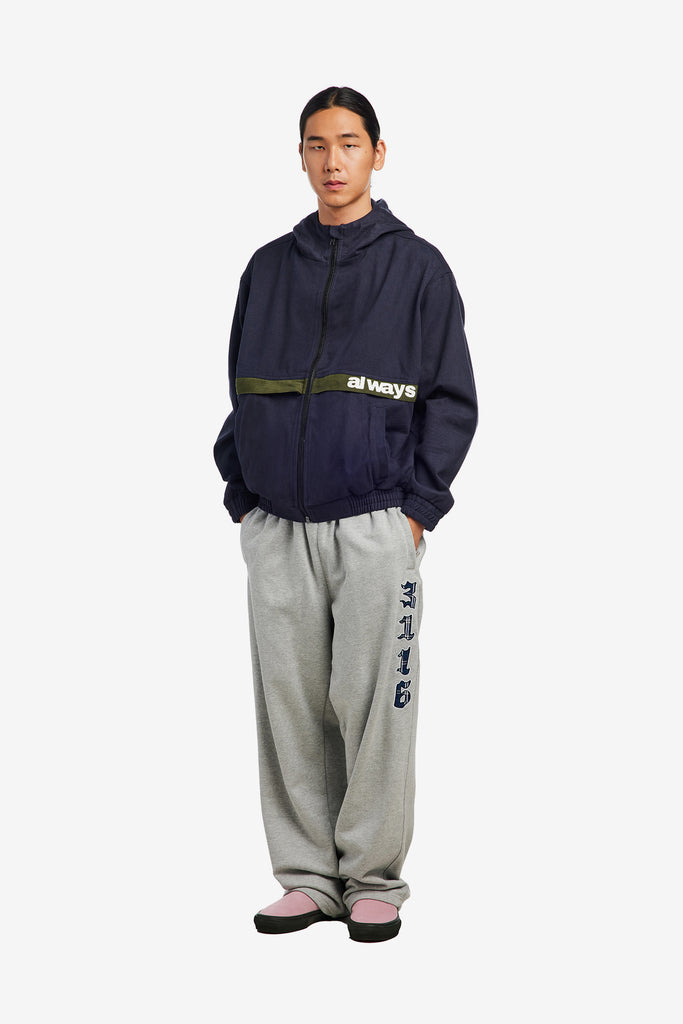 TWO TONE CANVAS BOMBER JACKET - WORKSOUT WORLDWIDE