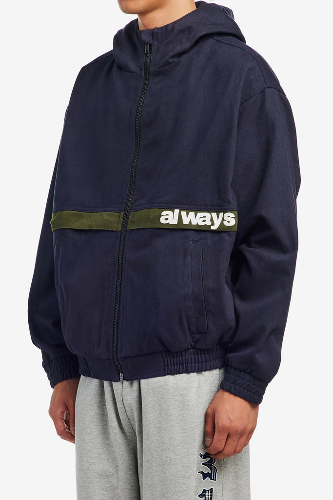 TWO TONE CANVAS BOMBER JACKET - WORKSOUT WORLDWIDE