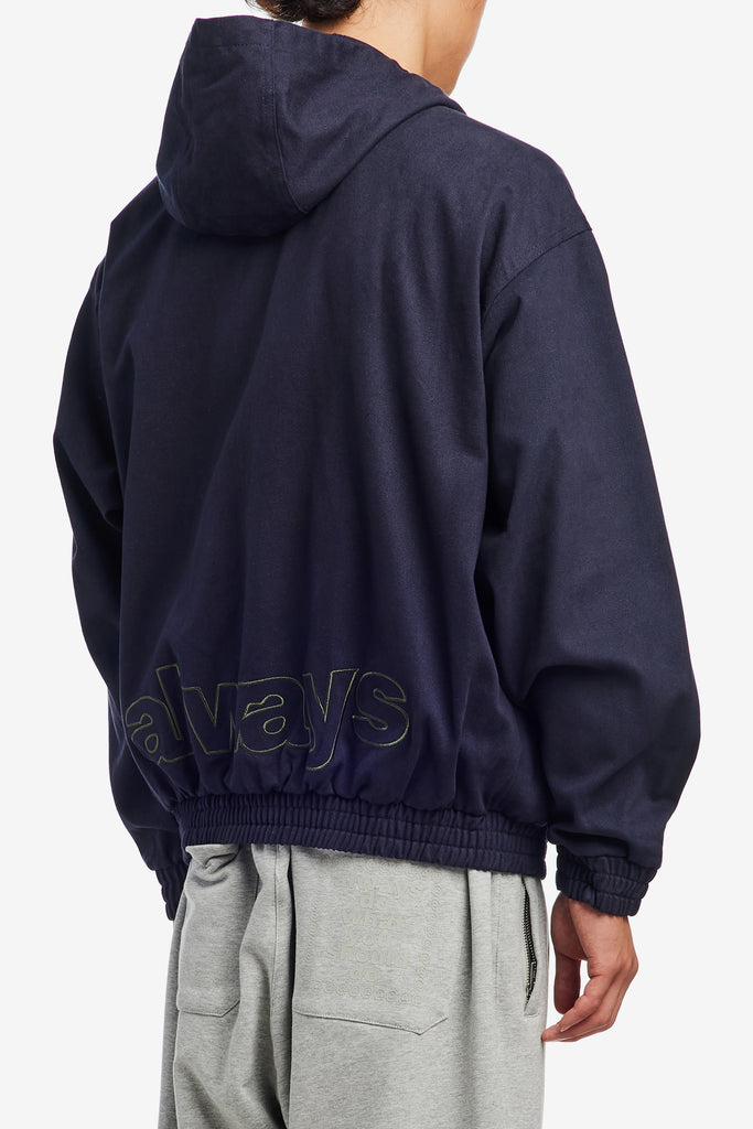 TWO TONE CANVAS BOMBER JACKET - WORKSOUT WORLDWIDE