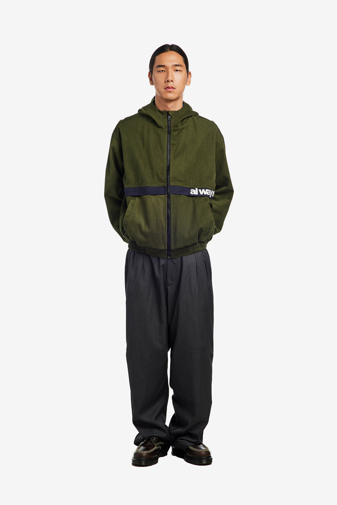 TWO TONE CANVAS BOMBER JACKET - WORKSOUT WORLDWIDE