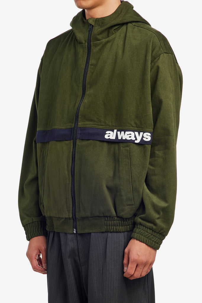 TWO TONE CANVAS BOMBER JACKET - WORKSOUT WORLDWIDE