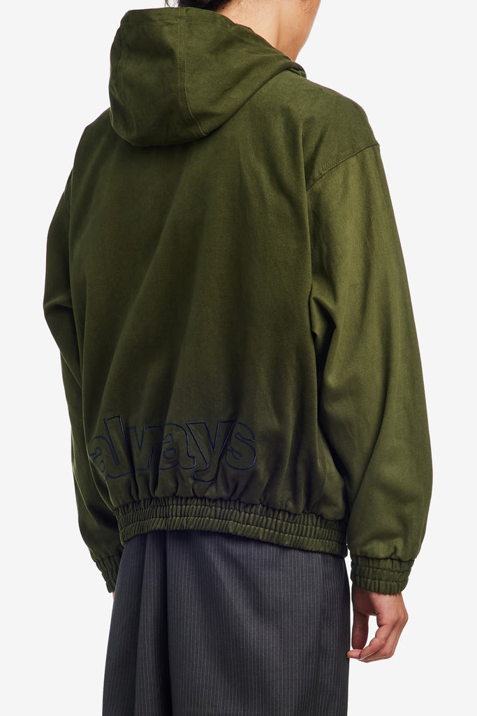 TWO TONE CANVAS BOMBER JACKET - WORKSOUT WORLDWIDE