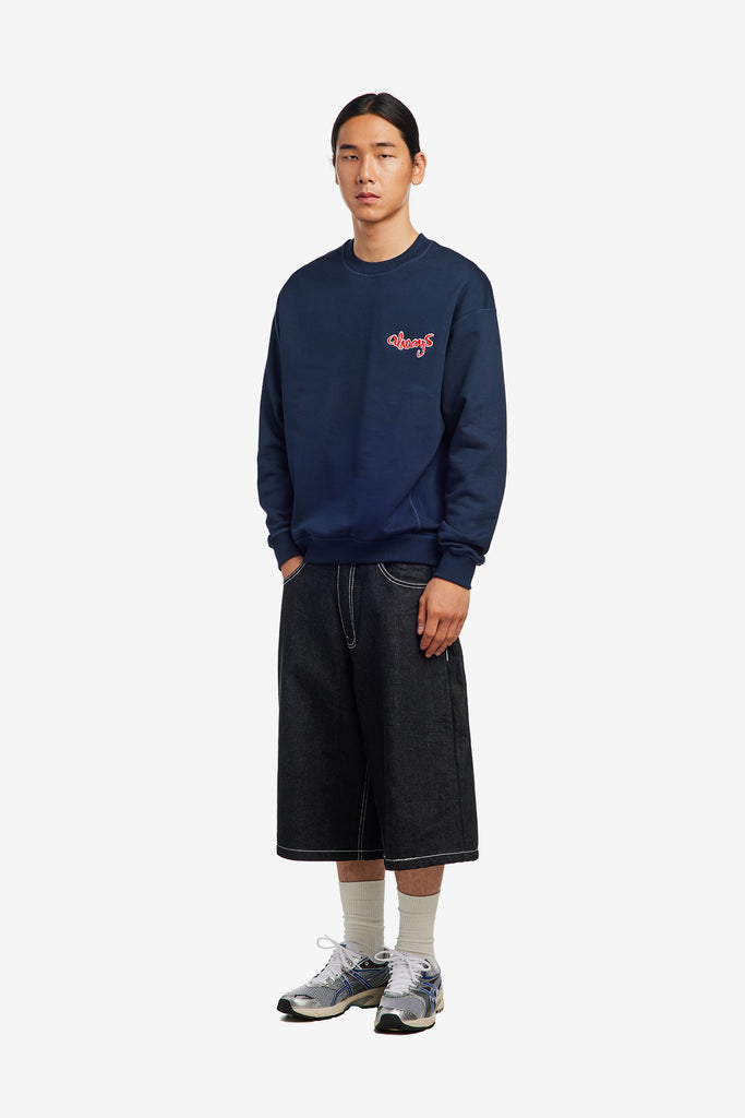 ZACH LOGO EMBROIDERD CREWNECK - WORKSOUT WORLDWIDE