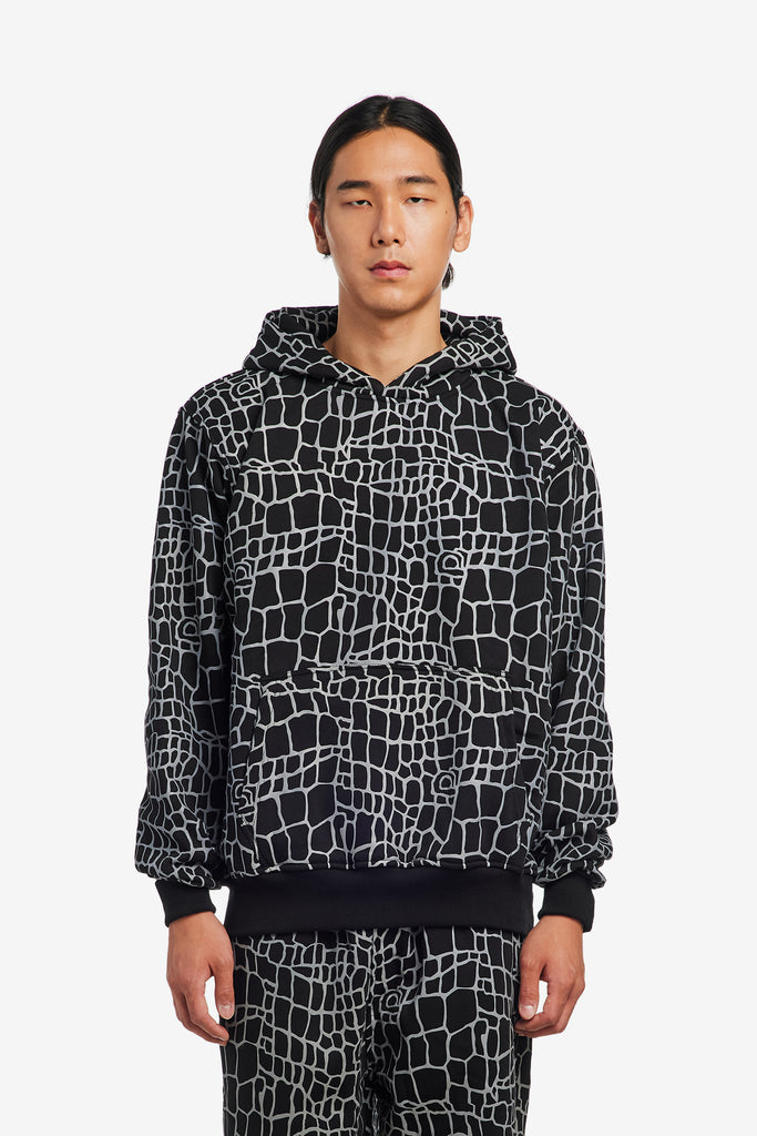 CROC PRINT HOODIE - WORKSOUT WORLDWIDE