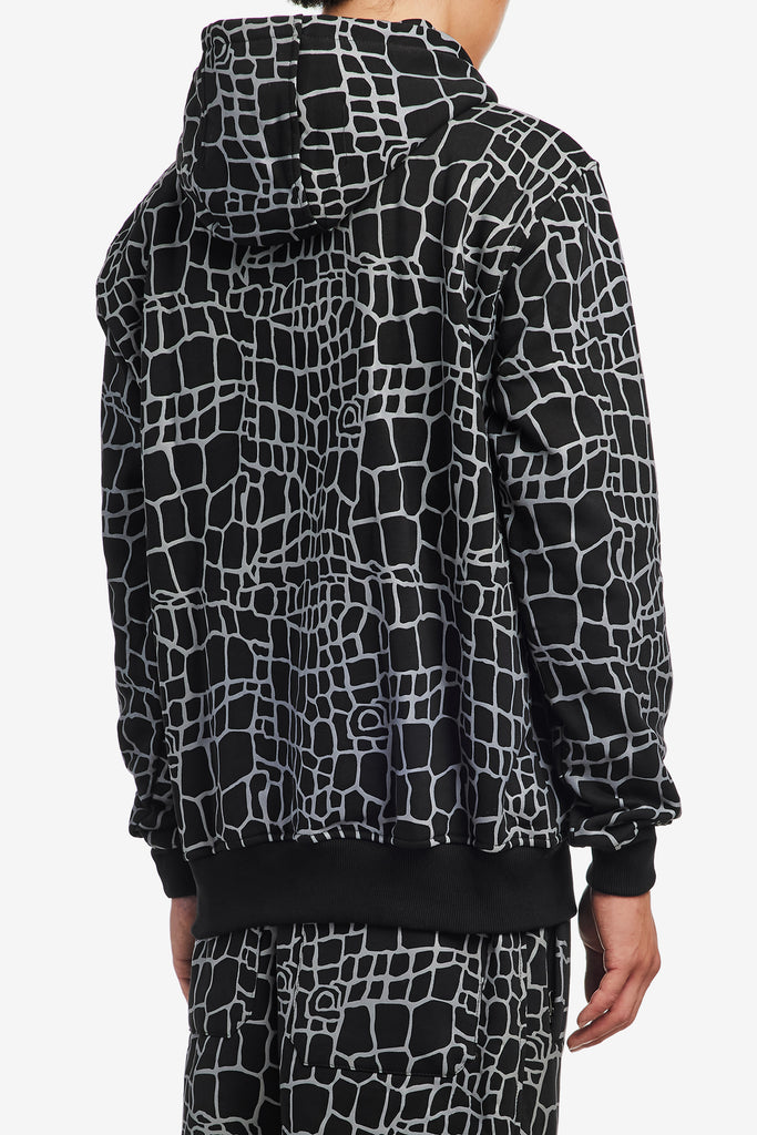 CROC PRINT HOODIE - WORKSOUT WORLDWIDE