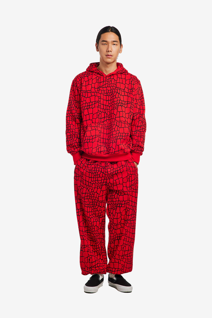 CROC PRINT HOODIE - WORKSOUT WORLDWIDE