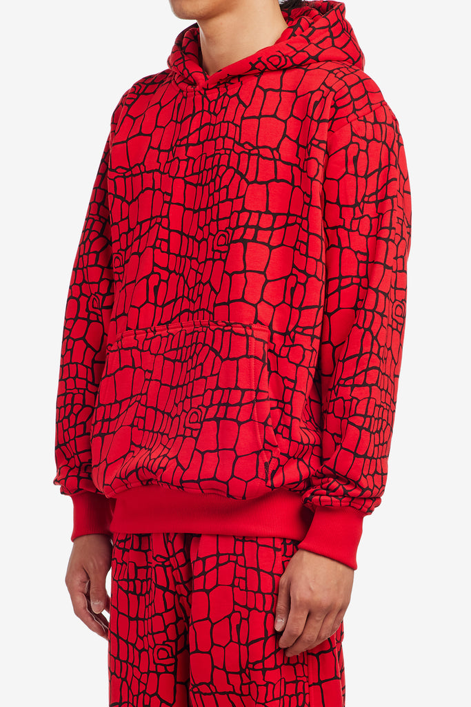 CROC PRINT HOODIE - WORKSOUT WORLDWIDE