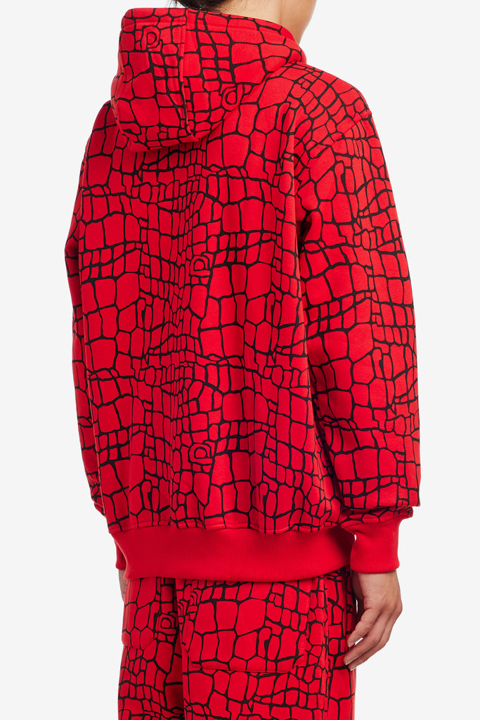 CROC PRINT HOODIE - WORKSOUT WORLDWIDE
