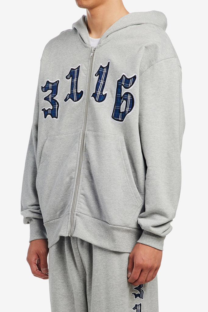 3116 PREMIUM ZIP UP HOODIE - WORKSOUT WORLDWIDE