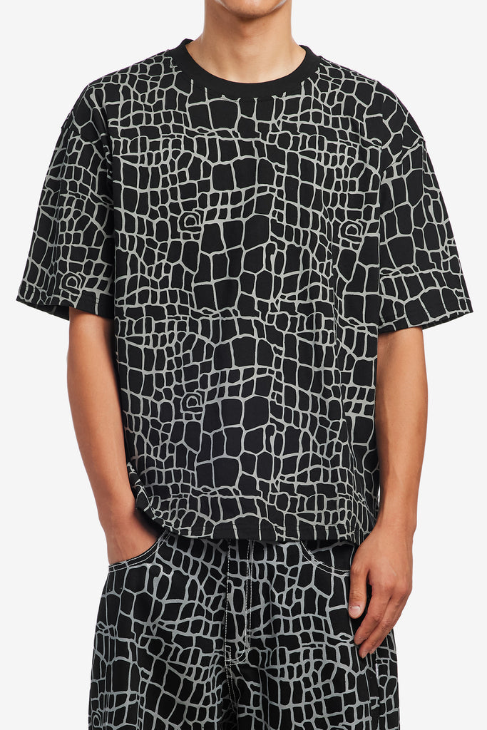 CROC PRINT T-SHIRT - WORKSOUT WORLDWIDE