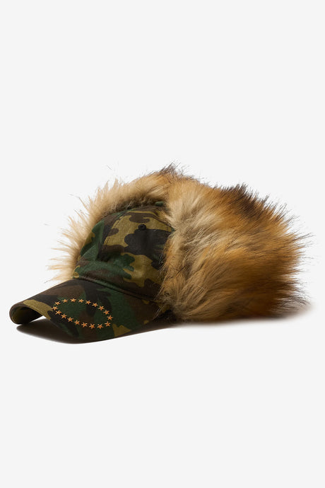 DOG EAR FUR CAP