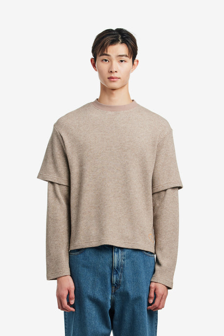 THERMAL LAYERD GLITTER LS TEE