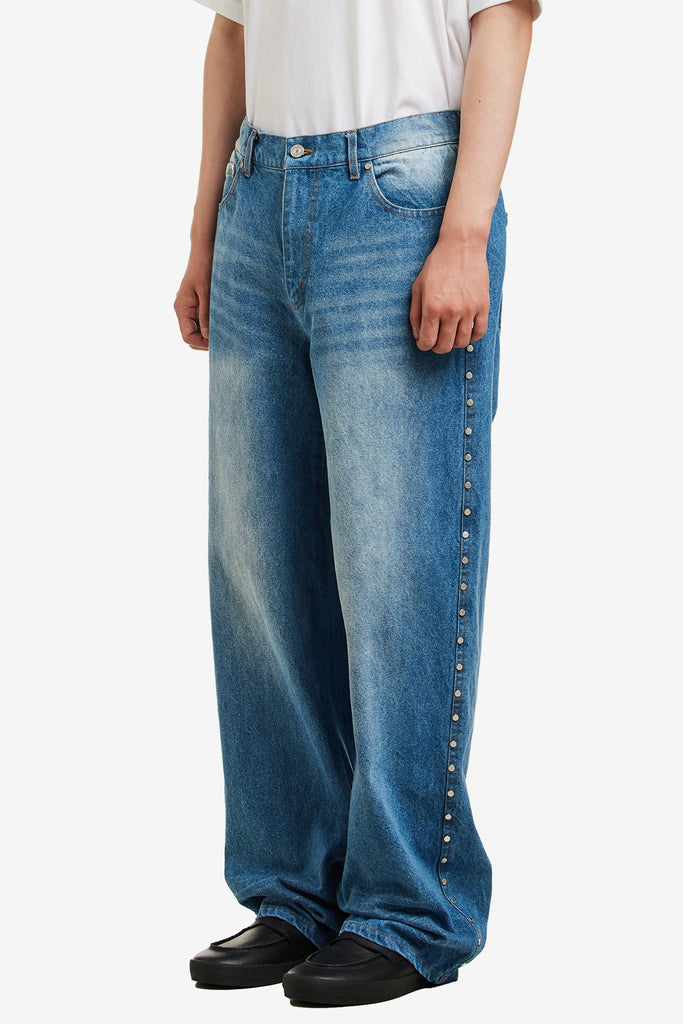 STRAIGHT STUUDED PANTS - WORKSOUT WORLDWIDE