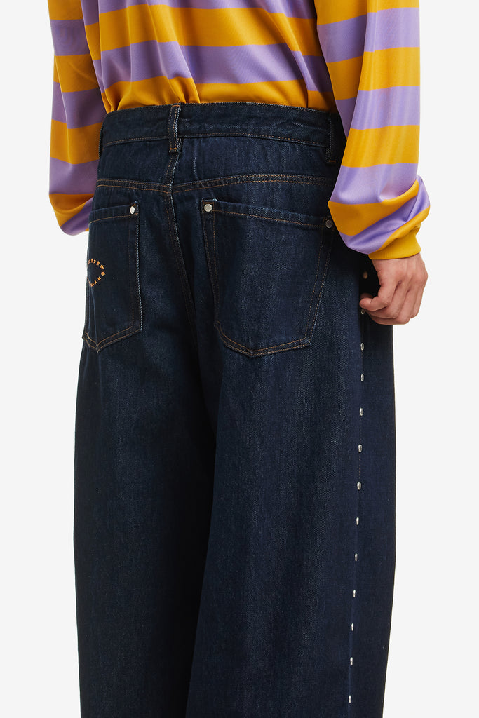 SUPER BAGGY STUDDED PANTS - WORKSOUT WORLDWIDE