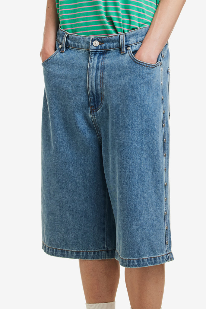 STUDDED WIDE SHORTS - WORKSOUT WORLDWIDE