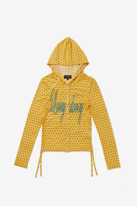 WMS STAR MESH BUTTON UP PARKA