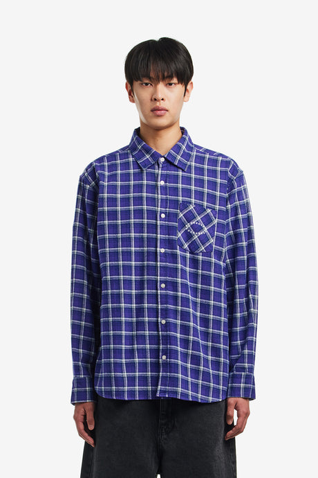 BACK LOGO FLANNEL SHIRTS