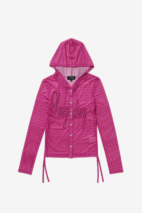 WMS STAR MESH BUTTON UP PARKA