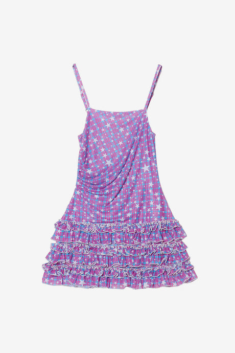 WMS STAR MESH CAMISOLE DRESS
