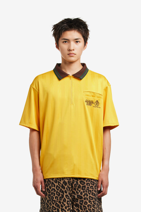 HALF ZIP UP JERSEY SS POLO