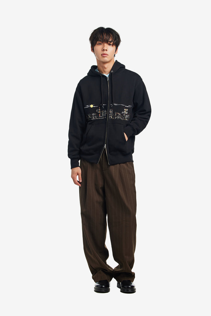 BRIGHT AT NIGHT ZIP HOODIE - WORKSOUT WORLDWIDE