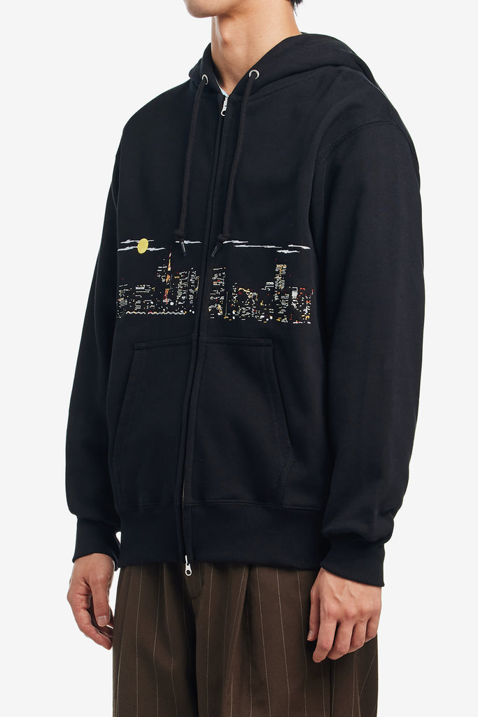 BRIGHT AT NIGHT ZIP HOODIE - WORKSOUT WORLDWIDE