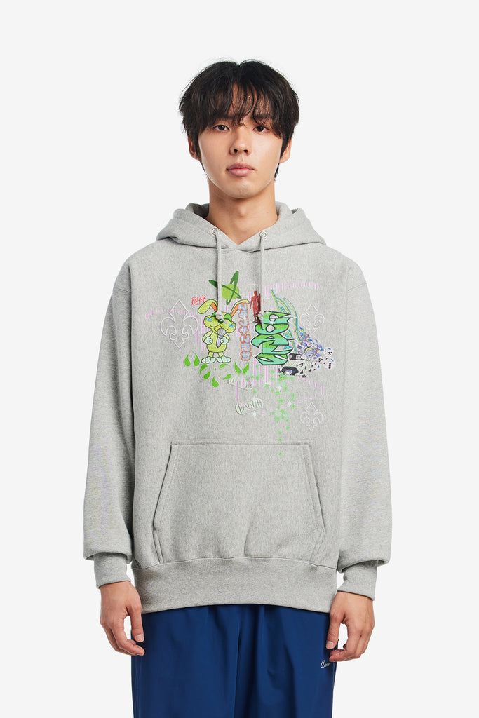 AB-A25 PRINT HOODIE - WORKSOUT WORLDWIDE