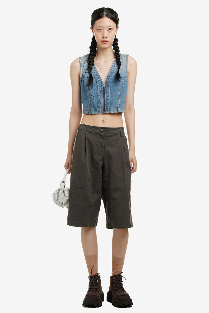 METAL TRIP DENIM WAISTCOAT - WORKSOUT WORLDWIDE