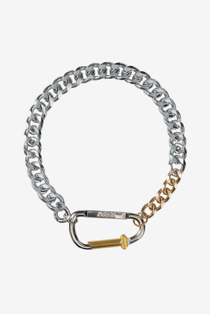 COLUMN CARABINER SILVER NECKLACE - WORKSOUT WORLDWIDE
