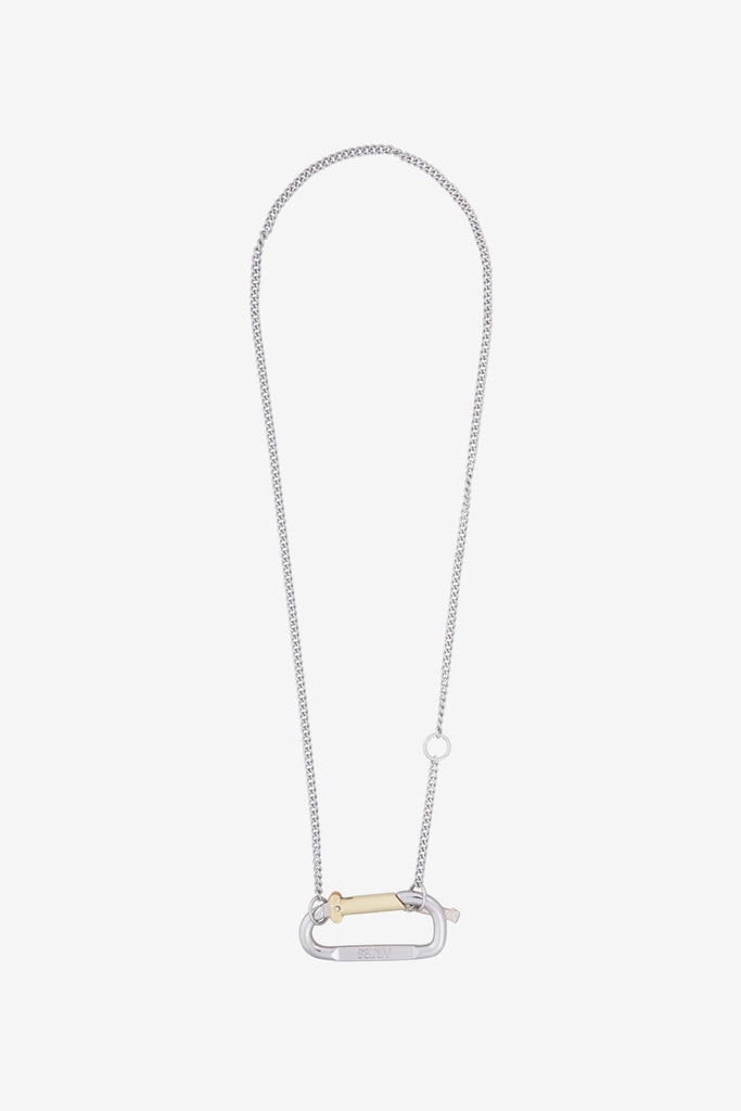 MINI CARABINER CHAIN NECKLACE - WORKSOUT WORLDWIDE