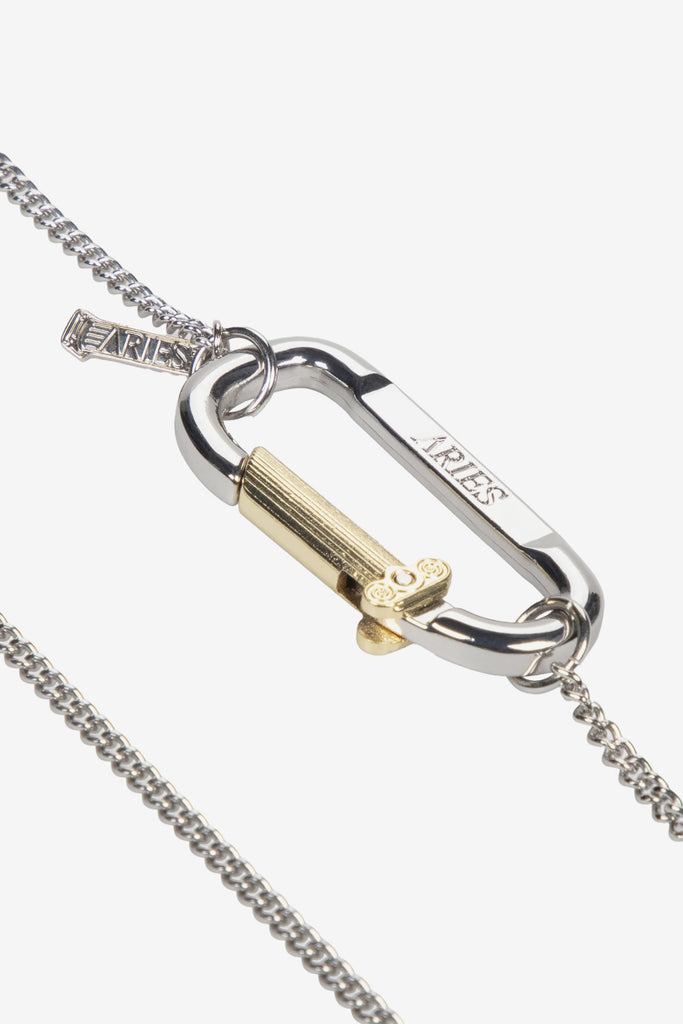 MINI CARABINER CHAIN NECKLACE - WORKSOUT WORLDWIDE