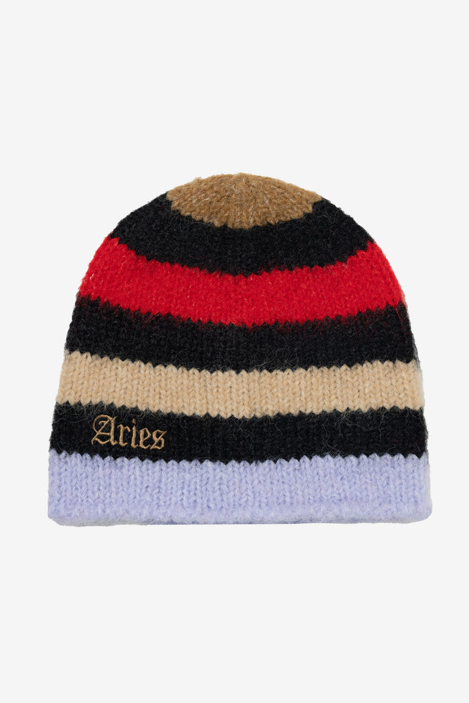 BRUSHED STRIPE BEANIE - WORKSOUT WORLDWIDE