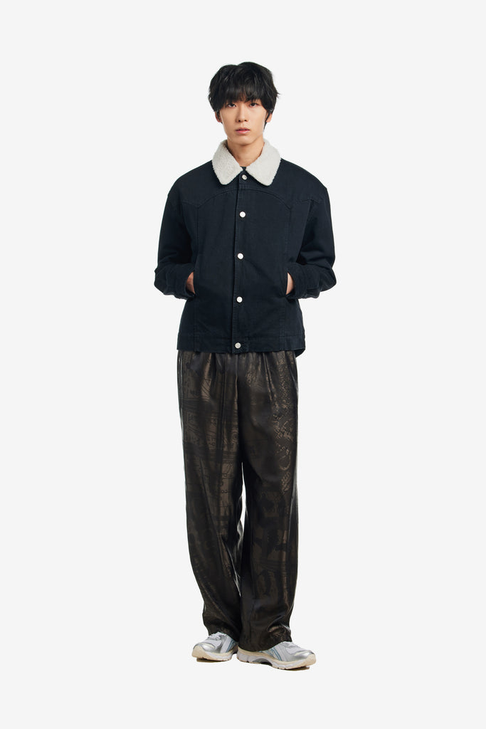 SHERPA DENIM CAR COAT - WORKSOUT WORLDWIDE